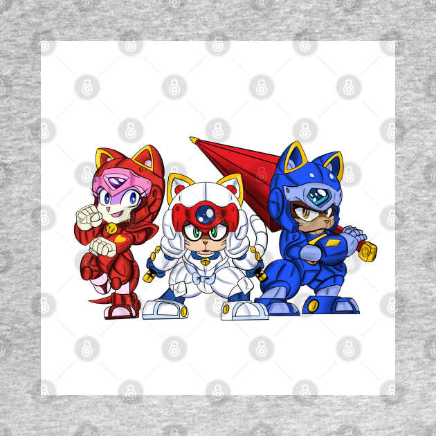 samurai pizza cats ecopop art in japan style wallpaper by jorge_lebeau